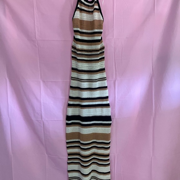 Windsor Dresses & Skirts - Striped Halter Maxi Dress